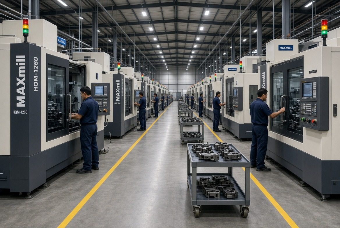 CNC-Bearbeitungshalle